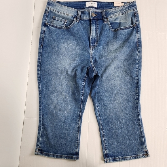 NWT Lane Bryant High-Rise Signature Fit Blue Pedal Jeans Size 16 - Picture 3 of 11